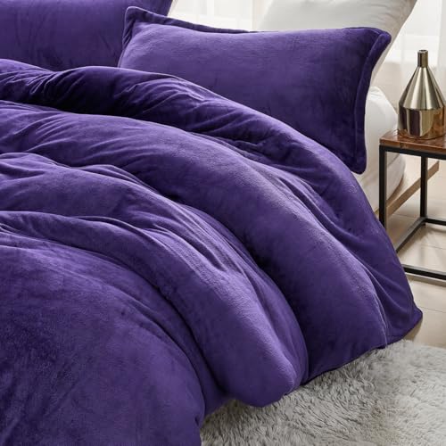 Byourbed Thicker Than Thick Coma Inducer® Oversized Queen Comforter Set with Cover - Parachute Purple